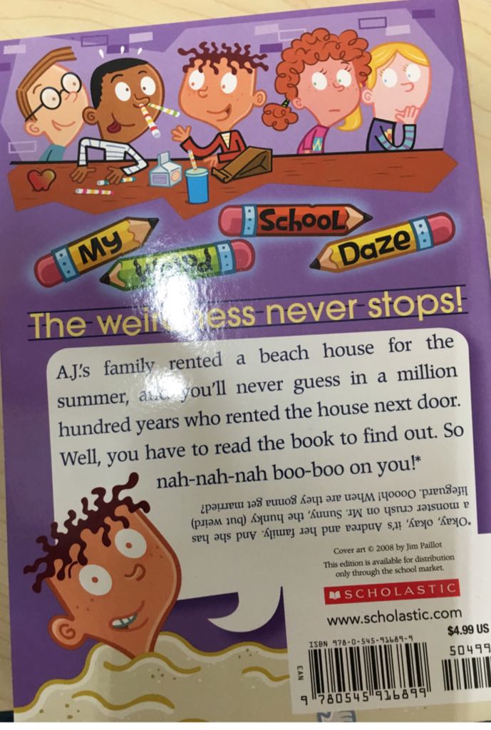 My Weird School Daze 2: Mr. Sunny Is Funny! - Dan Gutman (Scholastic Inc. - Paperback) book collectible [Barcode 9780545916899] - Main Image 2