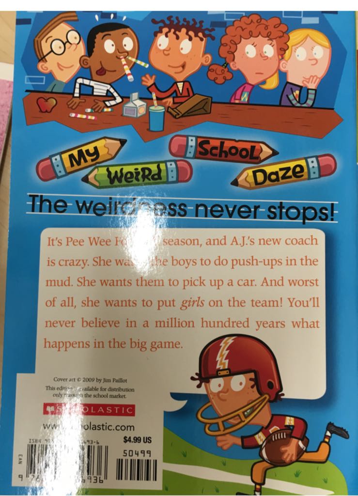 My Weird School Daze 4: Coach Hyatt Is A Riot! - Dan Gutman (Scholastic Inc. - Paperback) book collectible [Barcode 9780545916936] - Main Image 2