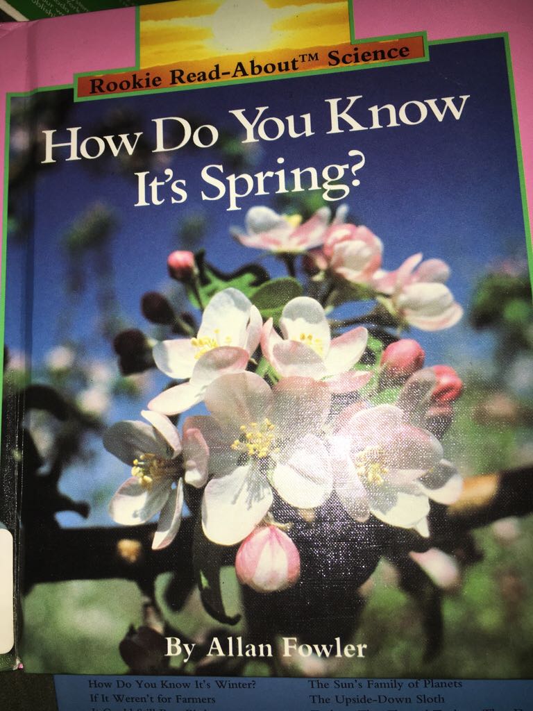 How Do You Know It’s Spring