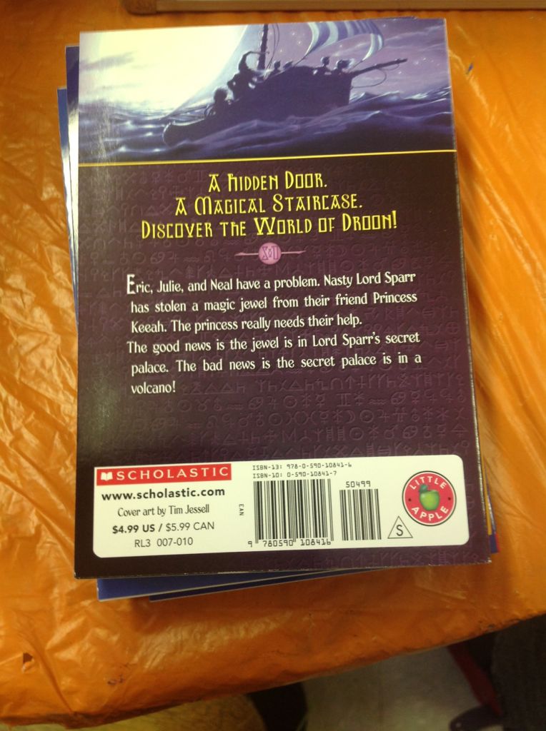 Journey To The Volcano Palace - Tony Abbott (Scholastic - Paperback) book collectible [Barcode 9780590108416] - Main Image 2