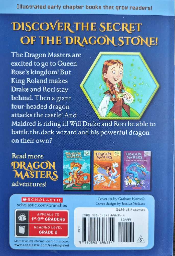 Dragon Masters: Power of the Fire Dragon - Tracey West (Scholastic Inc. - Paperback) book collectible [Barcode 9780545646314] - Main Image 2
