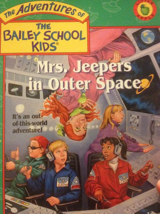 Bailey School Kids Mrs. Jeepers In Outer Space-#4 - Debbie Dadey (Scholastic Inc - Paperback) book collectible [Barcode 9780439043960] - Main Image 1