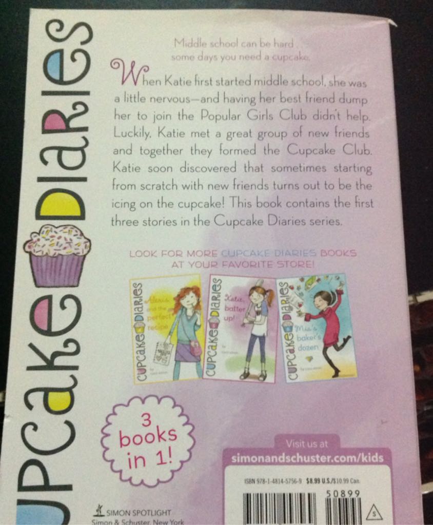 Cupcake Diaries 3 Books in 1! - Coco Simon (Simon Spotlight) book collectible [Barcode 9781481457569] - Main Image 2