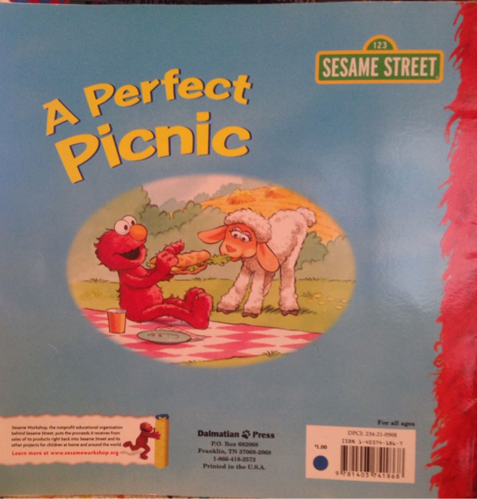 A Perfect Picnic (Sesame Street) - Sarah Albee (Dalmatian Press) book collectible [Barcode 9781403741868] - Main Image 2