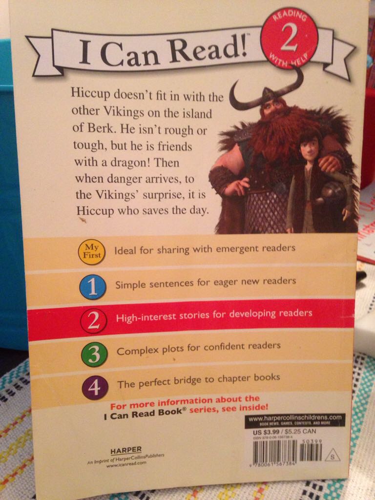 Hiccup The Hero - Hapka Catherine (Harper Collins) book collectible [Barcode 9780061567384] - Main Image 2