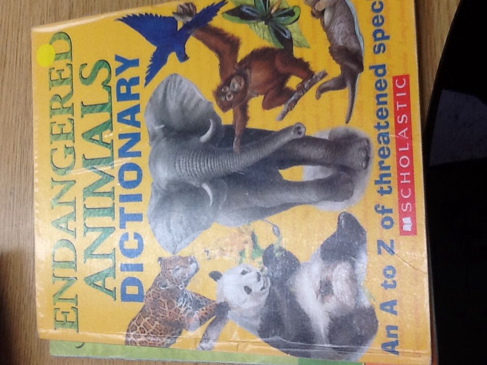 Endangered Animals Dictionary