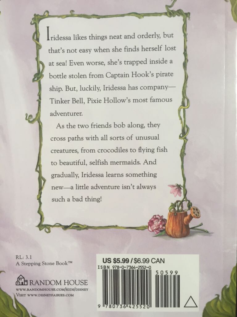 15. Iridessa, Lost At Sea - Disney Fairies (A Stepping Stone Book - Paperback) book collectible [Barcode 9780736425520] - Main Image 2