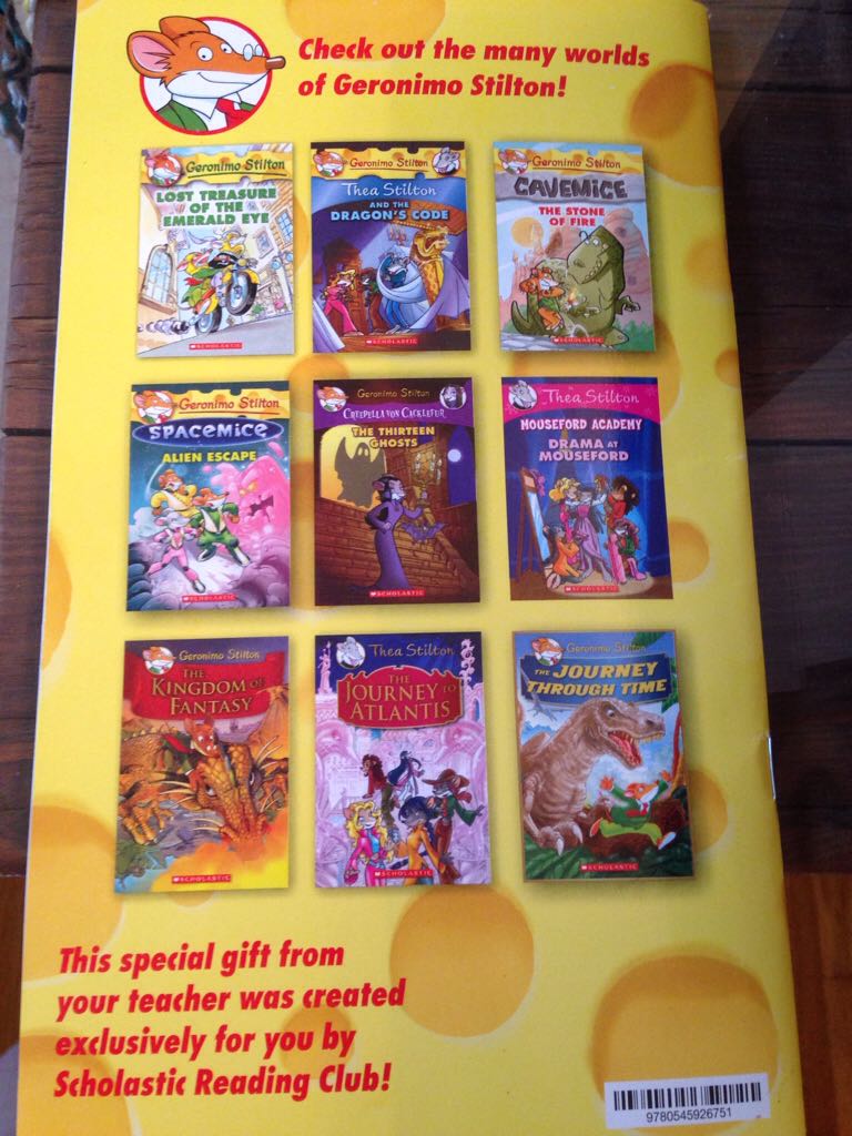 Geronimo Stilton: The Cheese Burglar - Geronimo Stilton (Scholastic Inc - Paperback) book collectible [Barcode 9780545926751] - Main Image 2