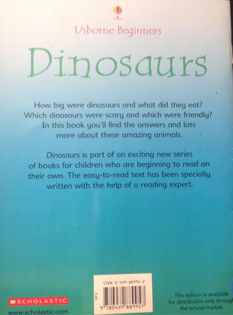 Dinosaurs - Dalmatian Press (Scholastic, Inc. - Paperback) book collectible [Barcode 9780439889957] - Main Image 2