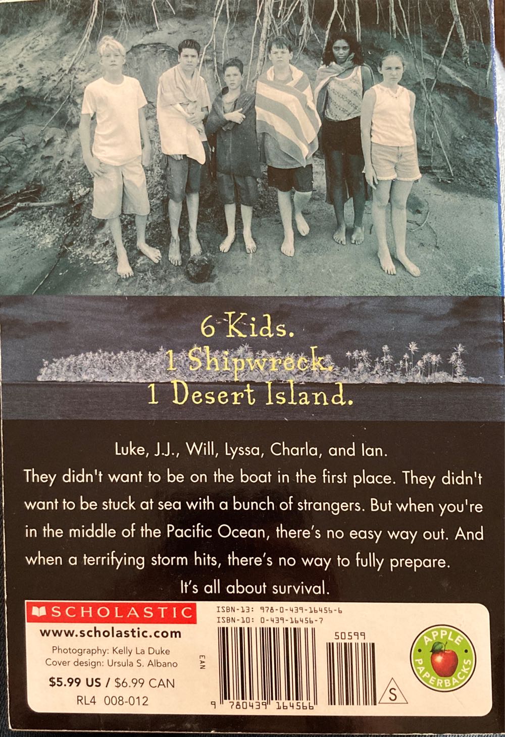 Island: Shipwreck - Gordon Korman (Scholastic Inc. - Paperback) book collectible [Barcode 9780439164566] - Main Image 2