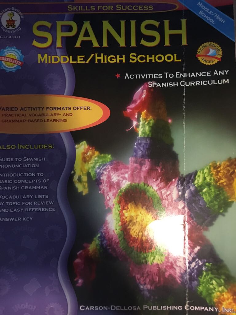 Spanish Skills For Success Middle/High School