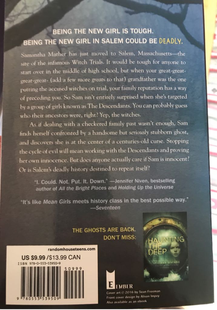 How to Hang a Witch - driana Mather (Random House Children’s Books - Paperback) book collectible [Barcode 9780553539509] - Main Image 2