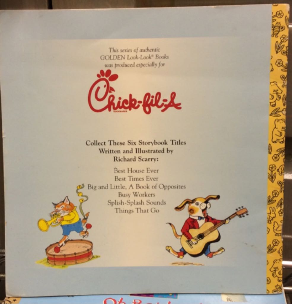 Richard Scarryâs Big And Little [A10] A27- Richard Scarry - Richard Scarry (Golden Books - Paperback) book collectible [Barcode 9780307119285] - Main Image 2