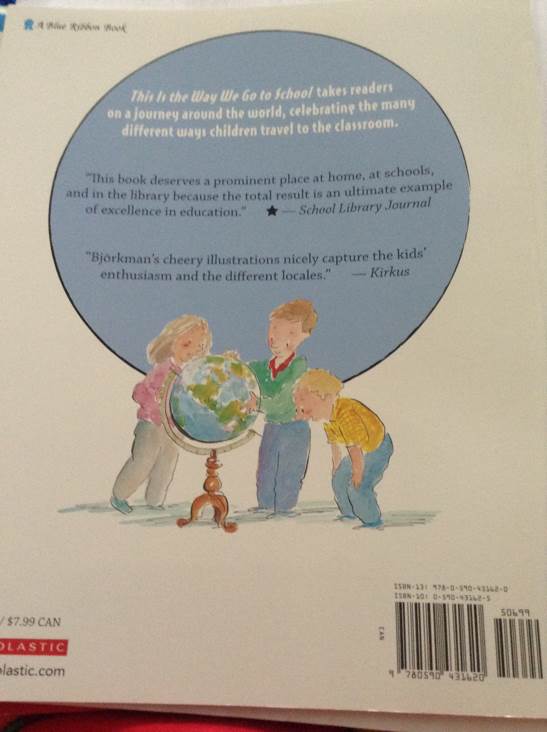 This Is the Way We Go to School: A Book about Children Around the World [A8] - Edith Baer (Scholastic Inc - Paperback) book collectible [Barcode 9780590431620] - Main Image 2