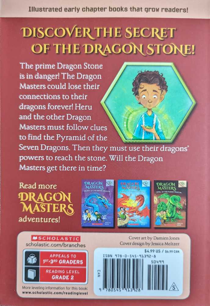 Dragon Masters #6: Flight of the Moon Dragon - Tracey West (Scholastic Incorporated - Paperback) book collectible [Barcode 9780545913928] - Main Image 2