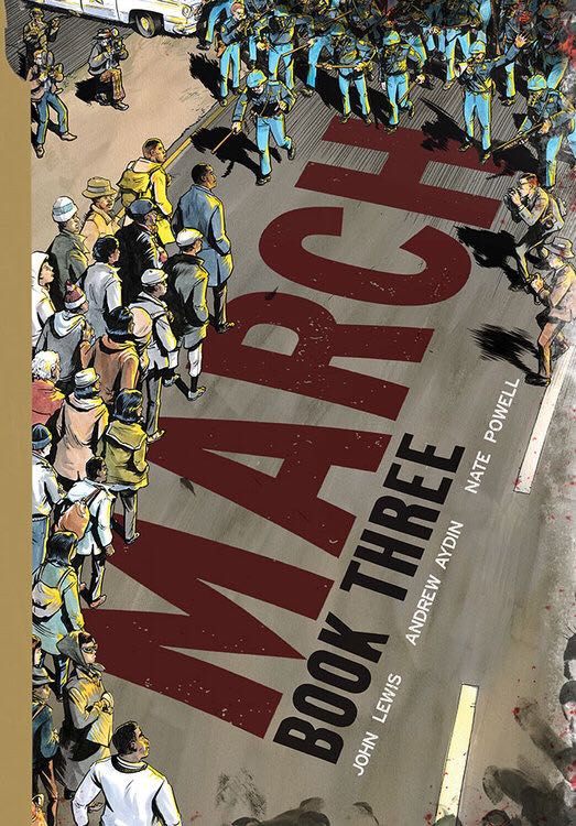 March - Book 3 - John Lewis (Top Shelf Productions - Paperback) book collectible [Barcode 9781603094023] - Main Image 1