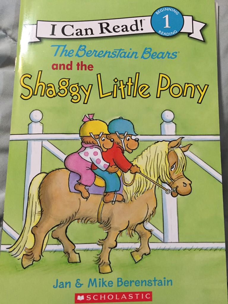 Berenstain Bears - The Shaggy Little Pony - Jan Berenstain (A Scholastic Press - Paperback) book collectible [Barcode 9780545790529] - Main Image 1