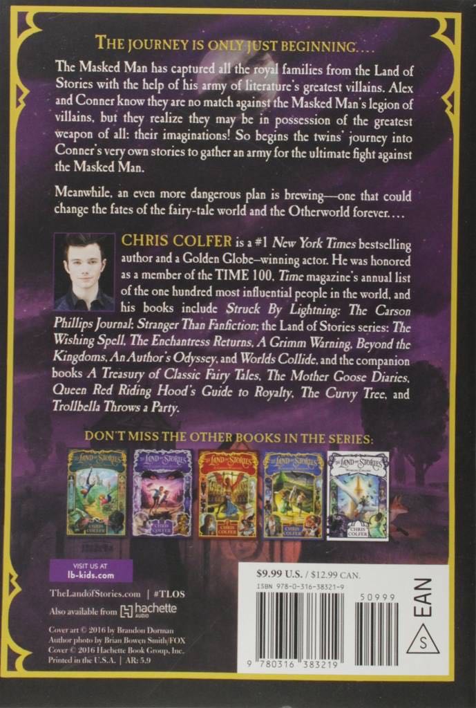 An Author’s Odyssey - Chris Colfer (Little, Brown & Company - Paperback) book collectible [Barcode 9780316383219] - Main Image 2