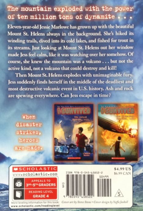 I Survived #14: The Eruption of Mount St. Helens, 1980 - Lauren Tarshis (Scholastic Paperbacks - Paperback) book collectible [Barcode 9780545658522] - Main Image 2