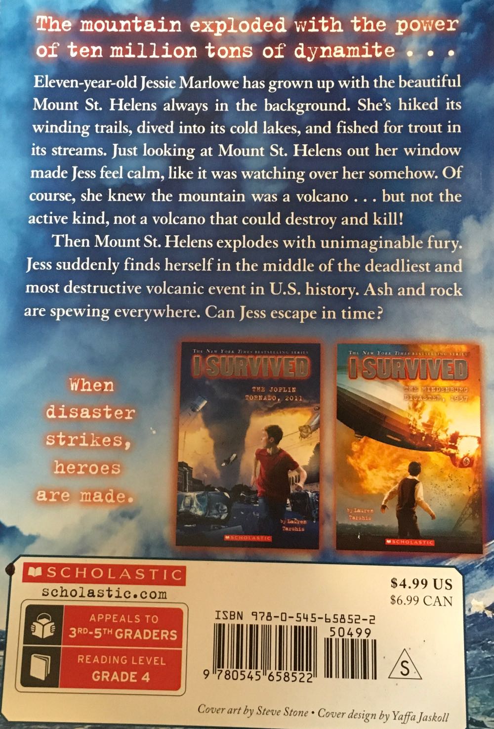 I Survived #14: The Eruption of Mount St. Helens, 1980 - Lauren Tarshis (Scholastic Paperbacks - Paperback) book collectible [Barcode 9780545658522] - Main Image 3