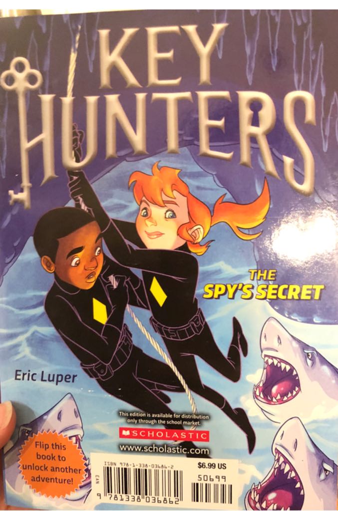 Key Hunters The Mysterious Moonstone/Spy’s Secret - Eric Luper (- Paperback) book collectible [Barcode 9781338036862] - Main Image 2