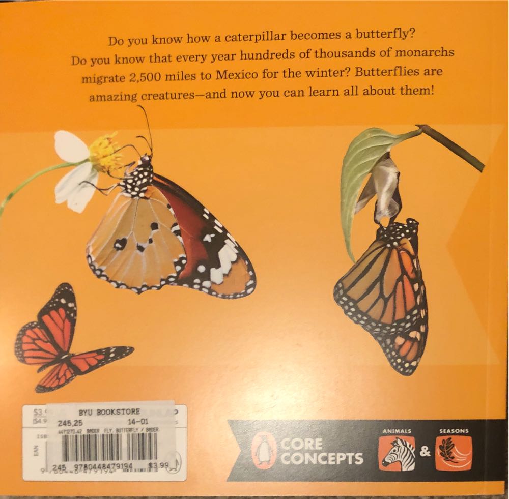 Fly, Butterfly - Bonnie Bader (Grosset & Dunlap - Paperback) book collectible [Barcode 9780448479194] - Main Image 2