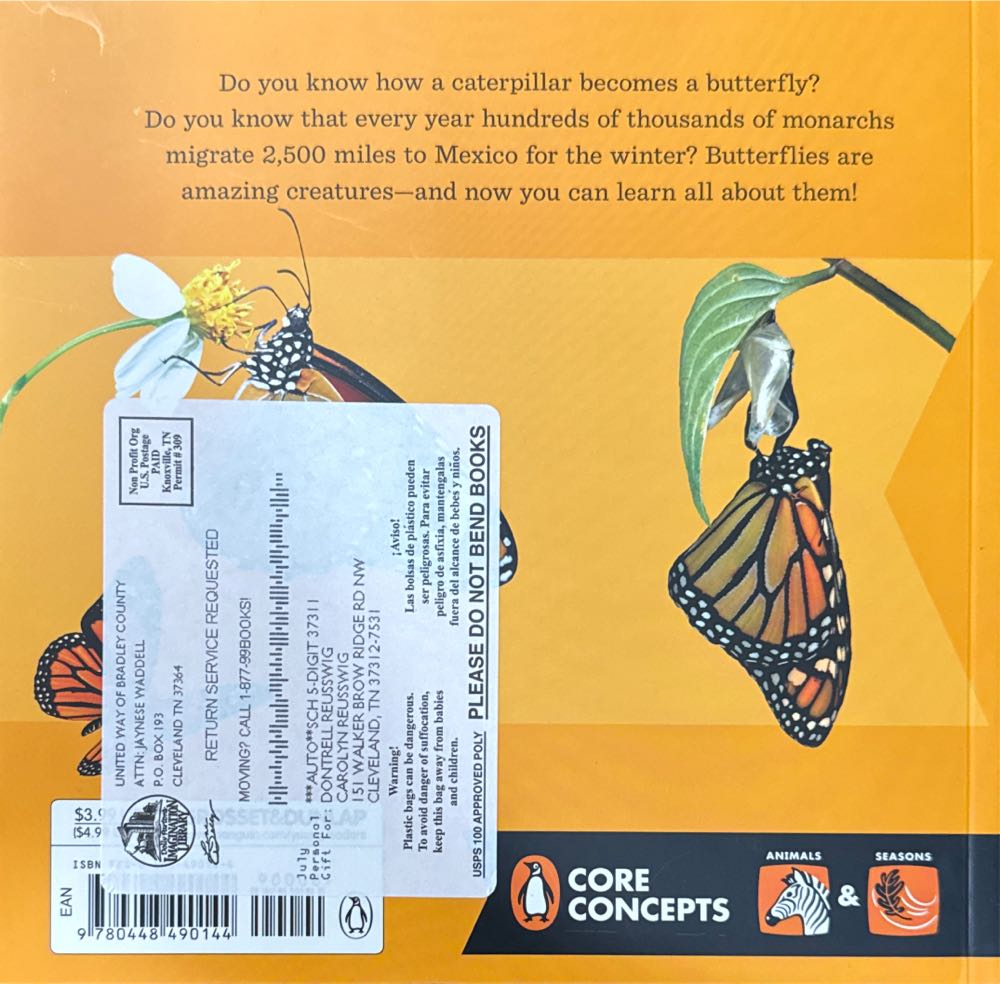 Fly, Butterfly - Bonnie Bader book collectible [Barcode 9780448490144] - Main Image 2