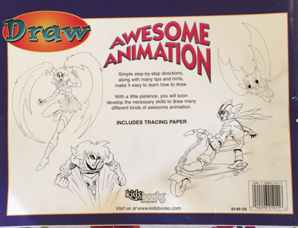 Draw awesome animation - Justin Thompson book collectible [Barcode 9781588650115] - Main Image 2