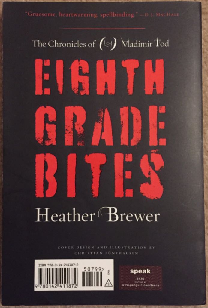 Eighth Grade Bites - Heather Brewer (Speak - Paperback) book collectible [Barcode 9780142411872] - Main Image 2