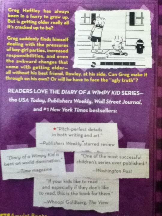 Ugly Truth, The - Jeff Kinney (Amulet Books - Hardcover) book collectible [Barcode 9780810997936] - Main Image 2