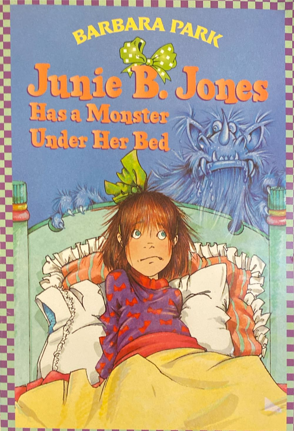 Junie B. Jones #8: Junie B. Jones Has a Monster Under Her Bed - Barbara Park (Random House Children’s Books - Paperback) book collectible [Barcode 9780679866978] - Main Image 3