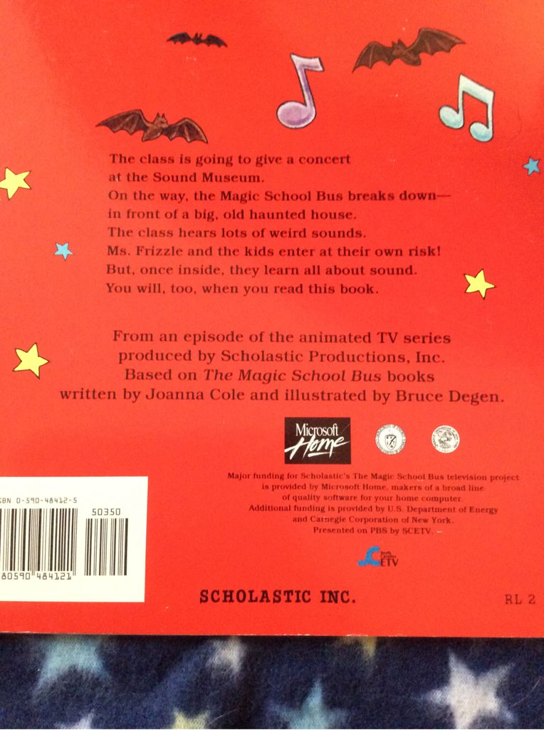 Magic School Bus: In the Haunted Museum: A Book About Sound - Joanna Cole (Scholastic Inc. - Paperback) book collectible [Barcode 9780590484121] - Main Image 2