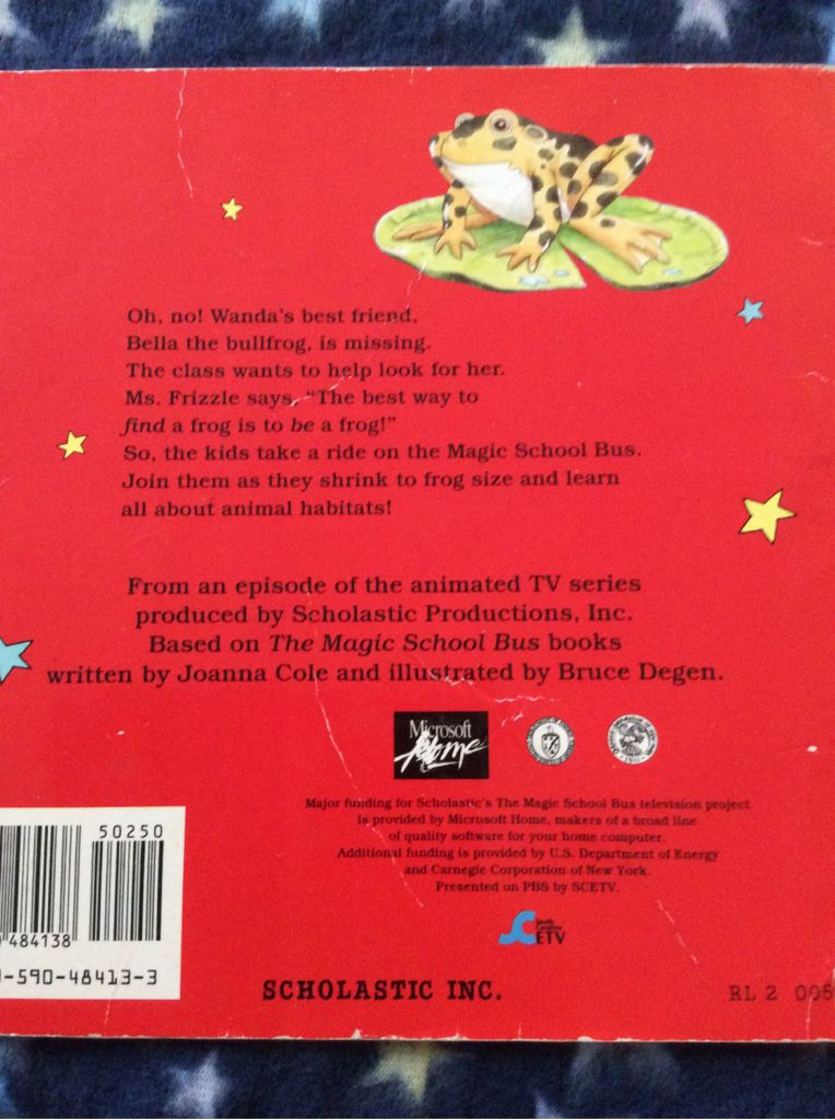 Magic School Bus: Hops Home - Joanna Cole (Scholastic Inc. - Paperback) book collectible [Barcode 9780590484138] - Main Image 2