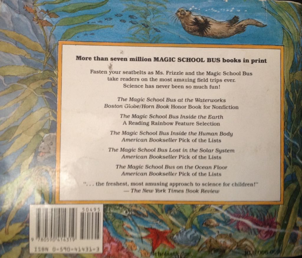 Magic School Bus: On The Ocean Floor - Joanna Cole (Scholastic Inc. - Paperback) book collectible [Barcode 9780590414319] - Main Image 2