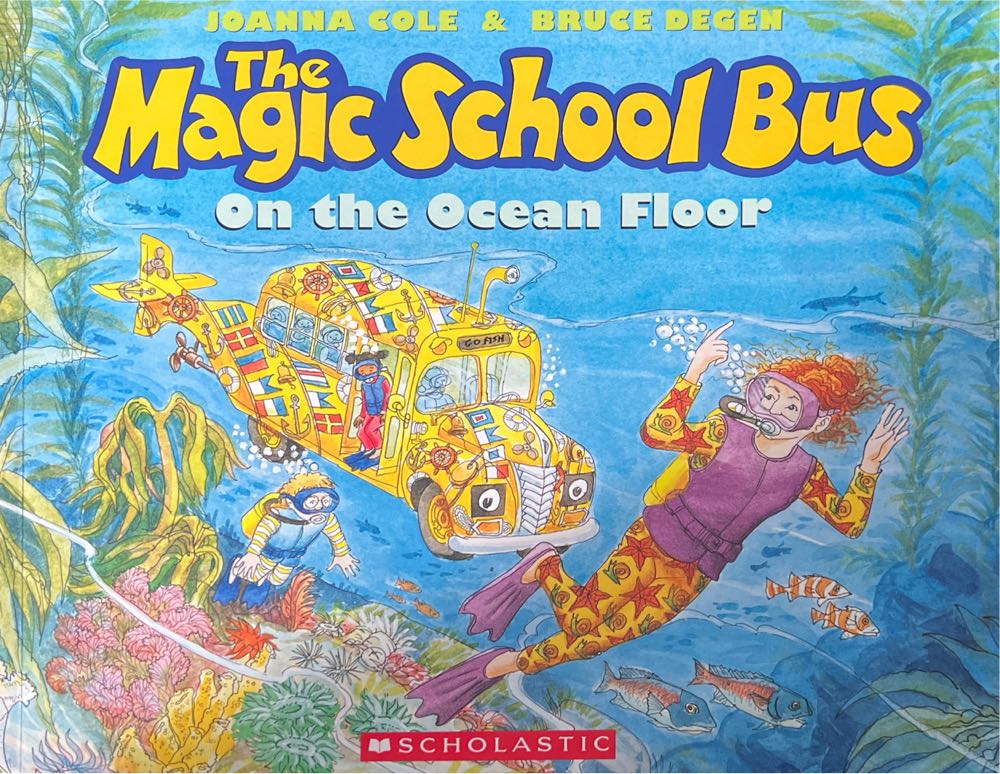 Magic School Bus: On The Ocean Floor - Joanna Cole (Scholastic Inc. - Paperback) book collectible [Barcode 9780590414319] - Main Image 3
