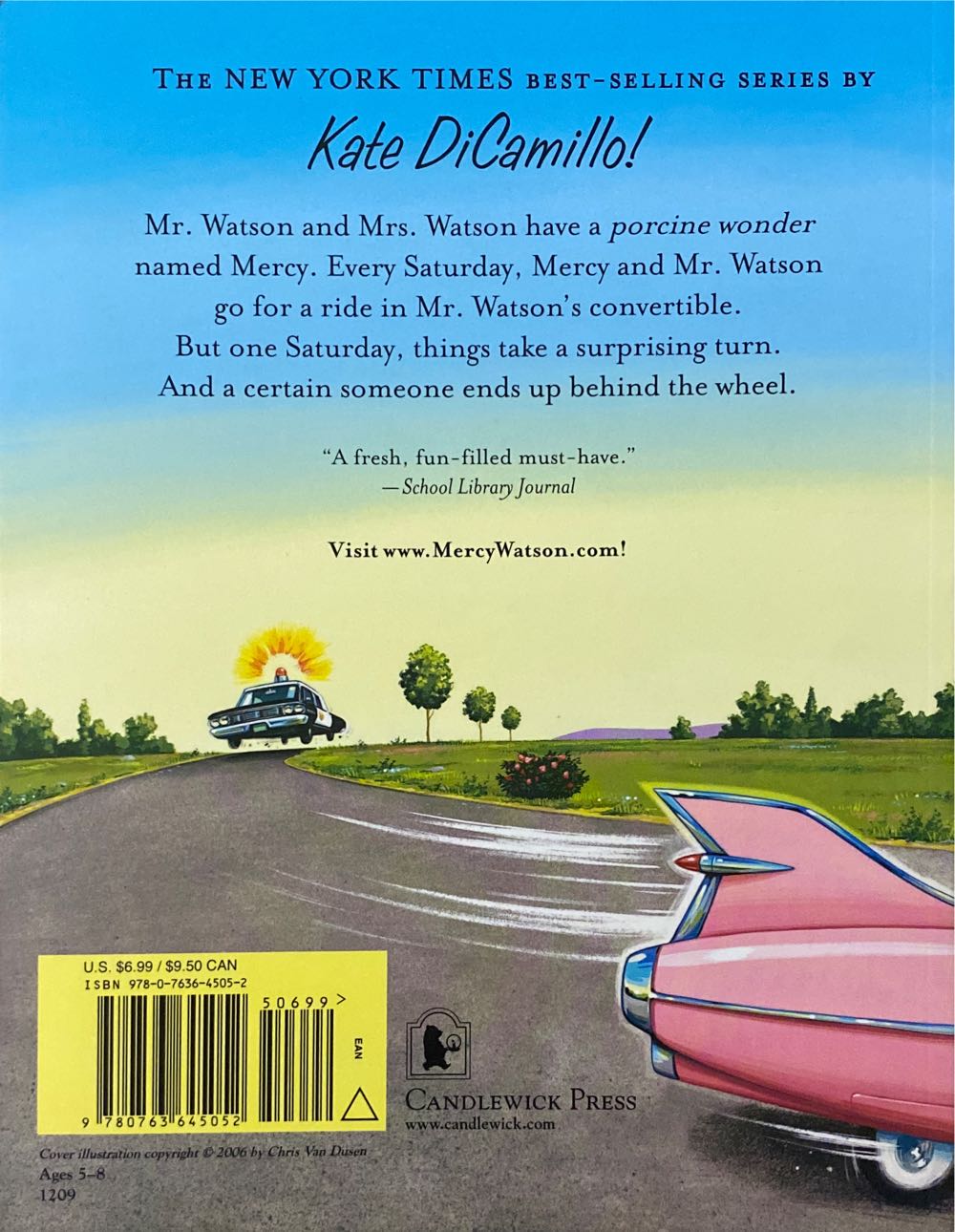 Mercy Watson Goes for a Ride - Kate DiCamillo (Candlewick Press - Paperback) book collectible [Barcode 9780763645052] - Main Image 2