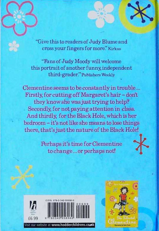 Clementine #1 - Cutting Hair, Bird Poop - Lilly’s Room - Sara Pennypacker (Disney Hyperion Books - Paperback) book collectible [Barcode 9780545036191] - Main Image 2