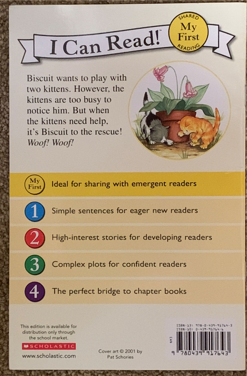 Biscuit Wants to Play - Alyssa Satin Capucilli (A Scholastic Press - Paperback) book collectible [Barcode 9780439917643] - Main Image 2