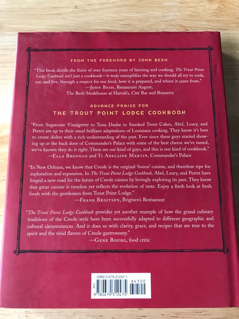 The Trout Point Lodge Cookbook - Charles Leary, Vaughn Perret Daniel Abel (A Random House Book - Hardcover) book collectible [Barcode 9780679312475] - Main Image 2