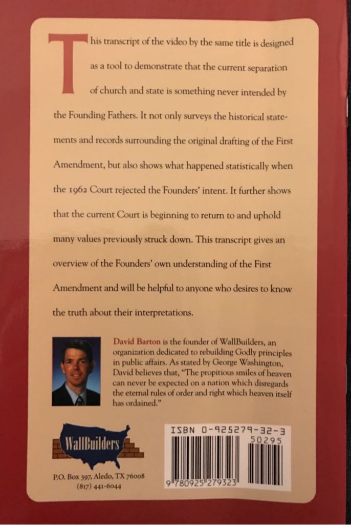 The Foundations Of American Government - Barton, David book collectible [Barcode 9780925279323] - Main Image 2