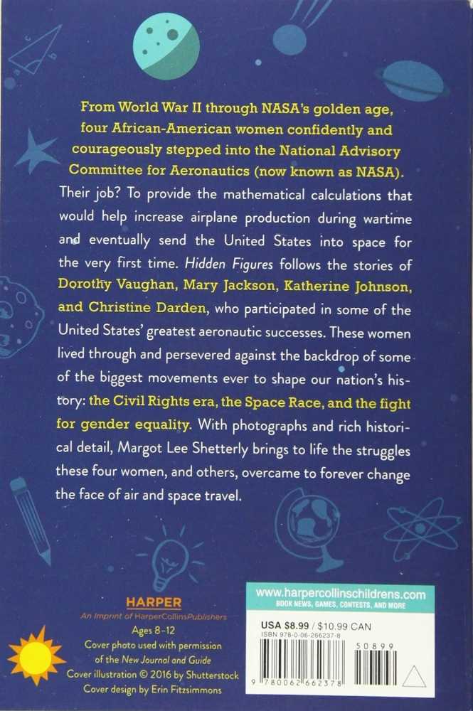 Hidden Figures Young Readers’ Edition - Margot Lee Shetterly (HarperCollins - Paperback) book collectible [Barcode 9780062662378] - Main Image 2