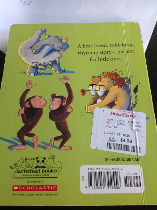 Giraffes Can’t Dance Board Book - Giles Andreae (Cartwheel Books - Board Book) book collectible [Barcode 9780545392556] - Main Image 2