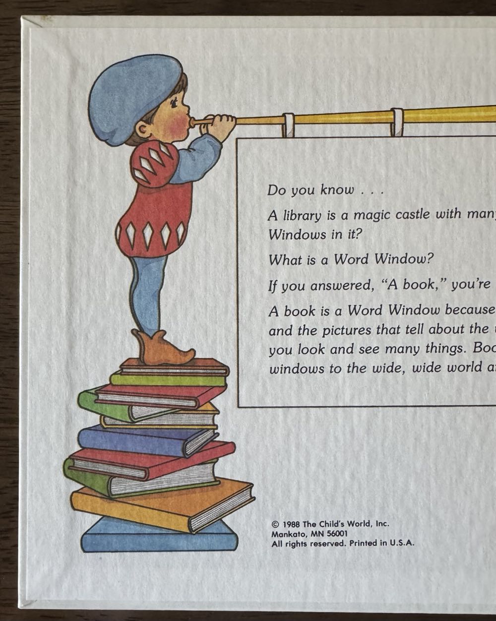 Rabbits’ Habits - Jane Belk Moncure (Childs World Incorporated - Hardcover) book collectible [Barcode 9780895656957] - Main Image 2