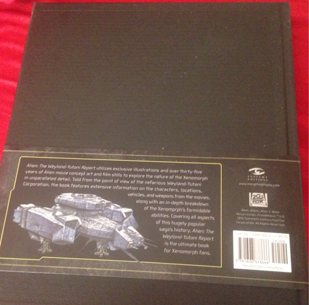 Alien: The Weyland-Yutani Report - S.D. Perry (Titan Books - Hardcover) book collectible [Barcode 9781608878666] - Main Image 2