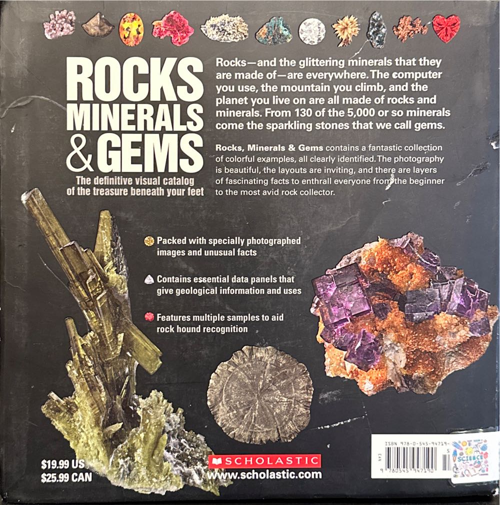 Rocks, Minerals, and Gems - Inc. Scholastic (Scholastic - Paperback) book collectible [Barcode 9780545947190] - Main Image 3
