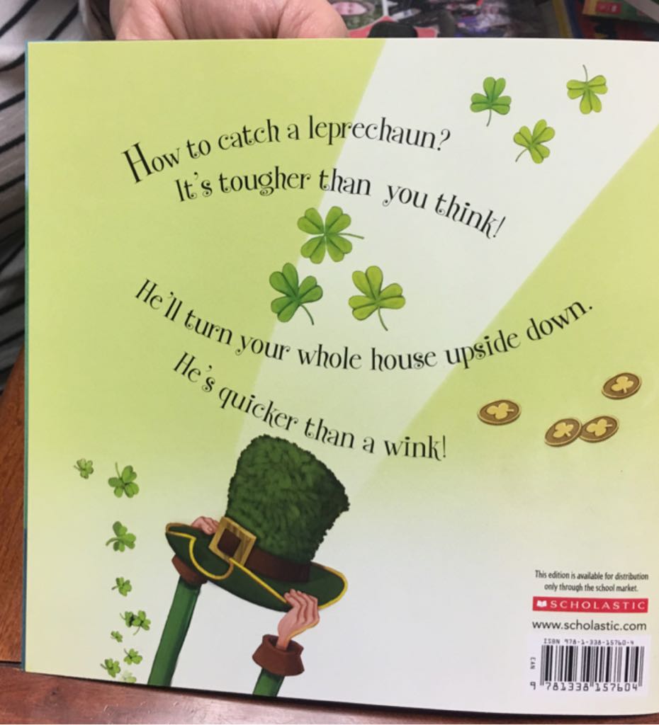 How To Catch A Leprechaun - Adam Wallace (Scholastic - Paperback) book collectible [Barcode 9781338157604] - Main Image 2
