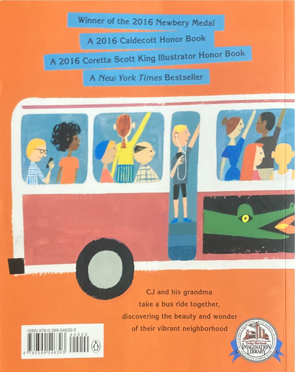 Last Stop on Market Street - Matt de la Pena (G. P. Putman’s Sons - Paperback) book collectible [Barcode 9780399546303] - Main Image 2