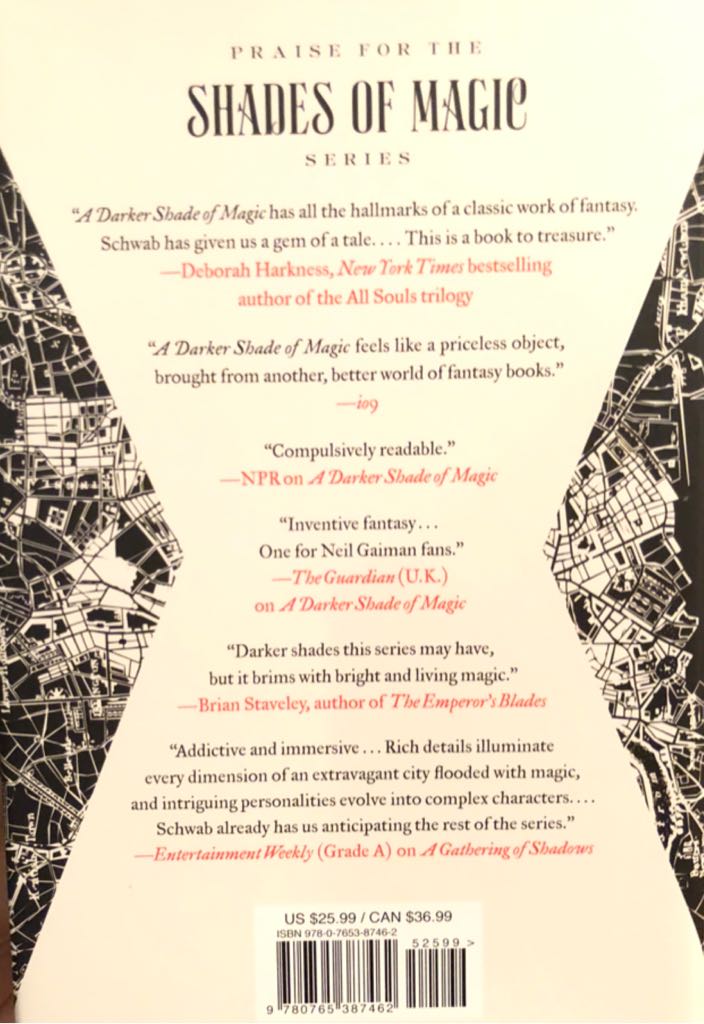 A Conjuring Of Light - V. E. Schwab (Tor - Hardcover) book collectible [Barcode 9780765387462] - Main Image 2