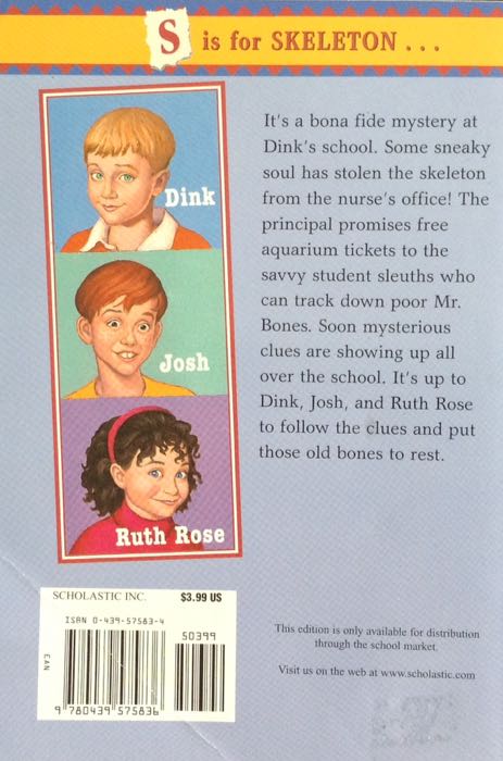 AZM (#19): The School Skeleton - Ron Roy (- Paperback) book collectible [Barcode 9780439575836] - Main Image 2