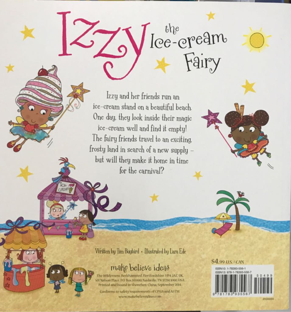 Izzy The Icecream Fairy - Tim Bugbird (- Paperback) book collectible [Barcode 9781783935567] - Main Image 2